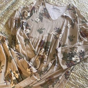 Bell sleeve baby doll dress from Sahalie